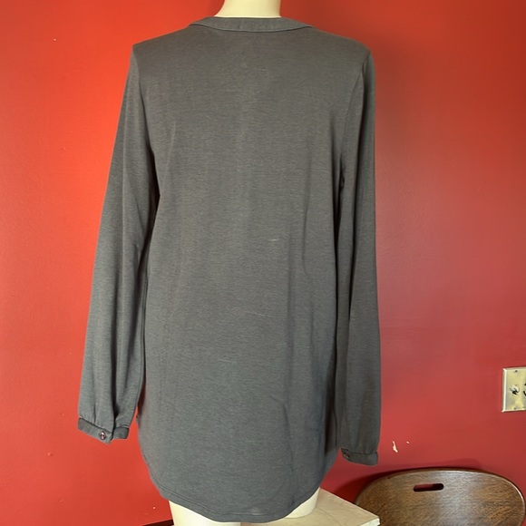 BNWOT Sahalie super soft long sleeve gray top - Picture 7 of 15